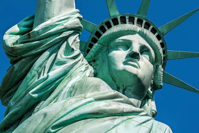 Detalhe da Estátua da Liberdade