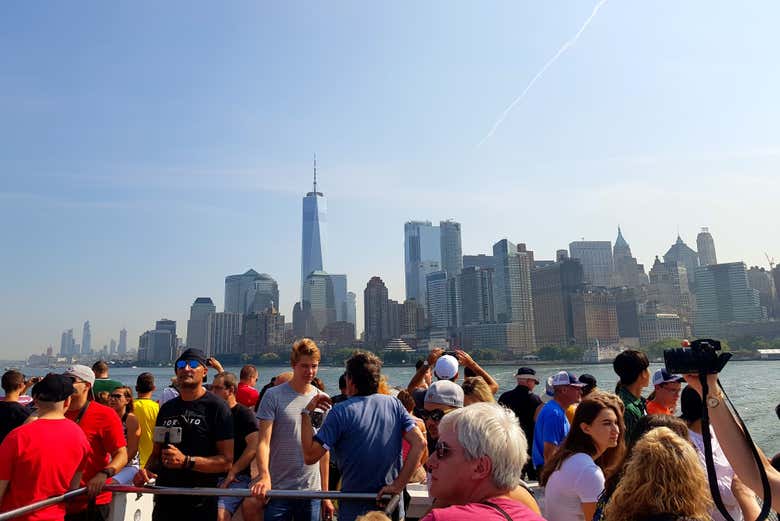 Vistas de Manhattan desde el ferry