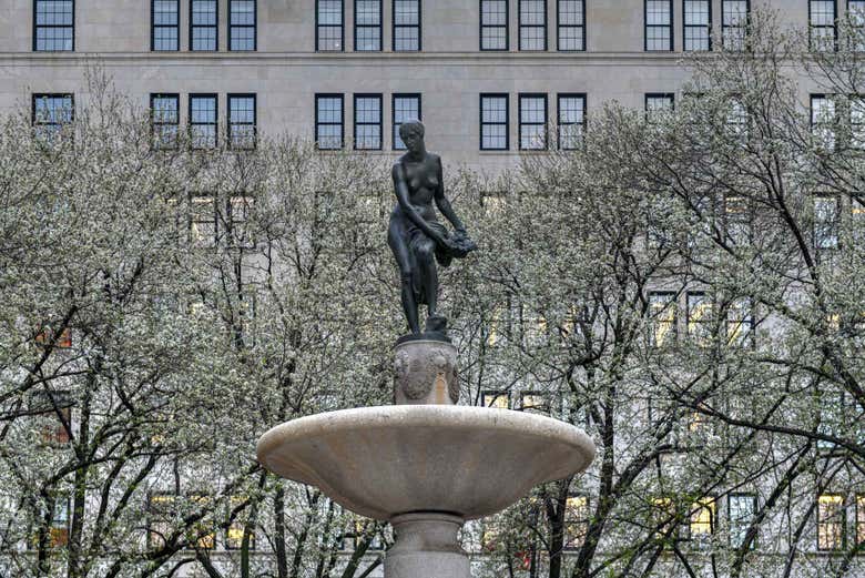 Fuente Pulitzer, punto de inicio del tour