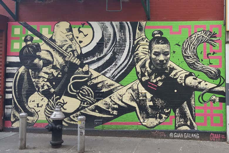 Grafiti en Chinatown