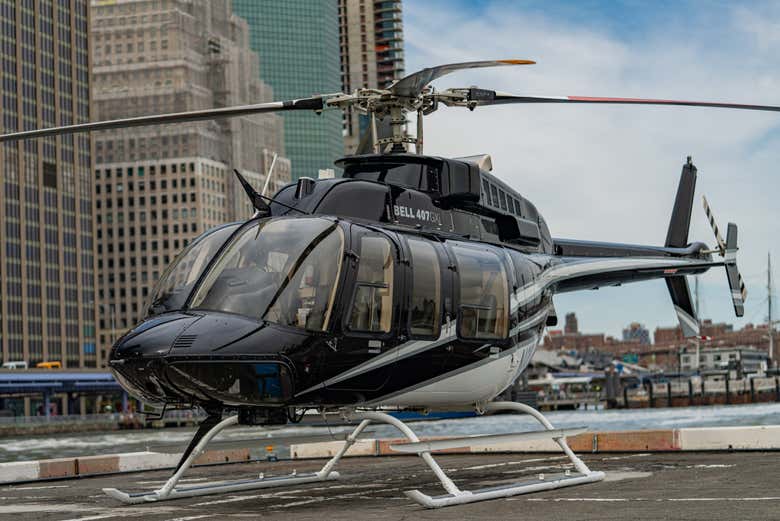 Sobrevolaréis Nueva York en un cómodo helicóptero