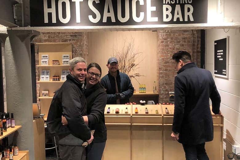 El Hot Sauce Bar de Chelsea Market