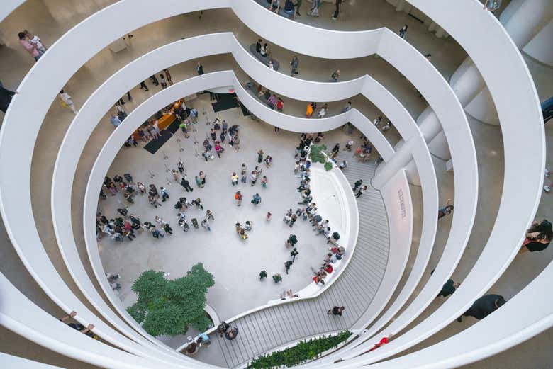 Interior del Guggenheim