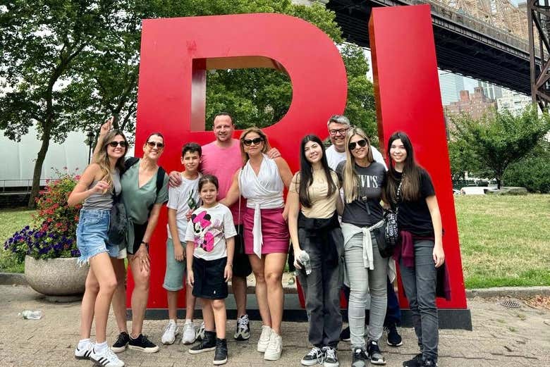 O cartaz de Roosevelt Island