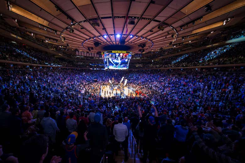 Gli spalti del Madison Square Garden