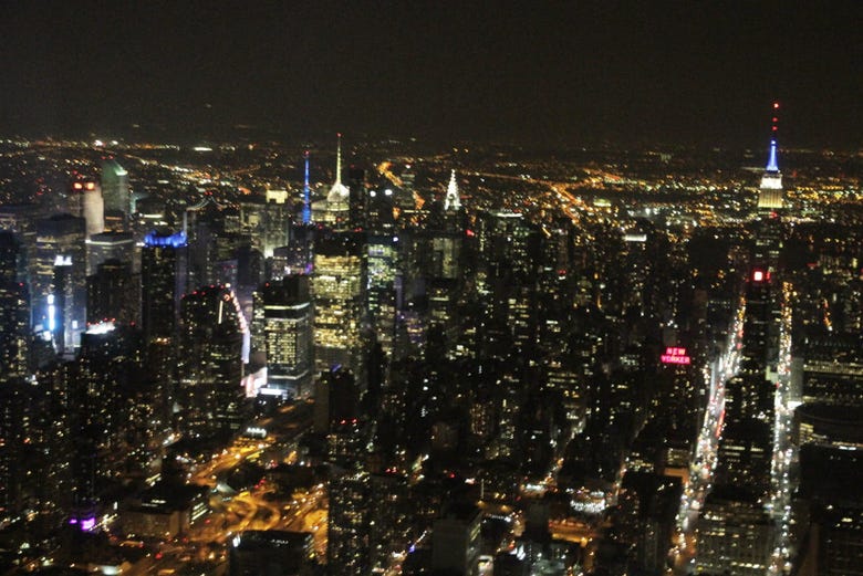 Manhattan di sera