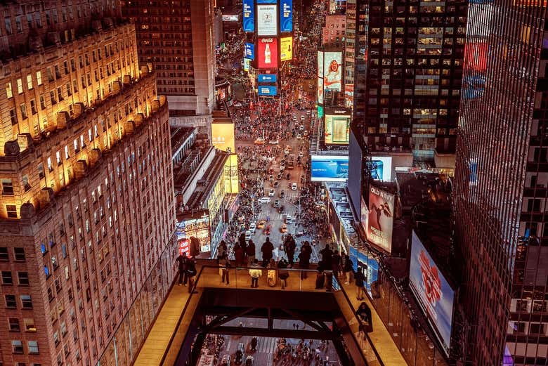 Contemplaréis Times Square desde lo alto
