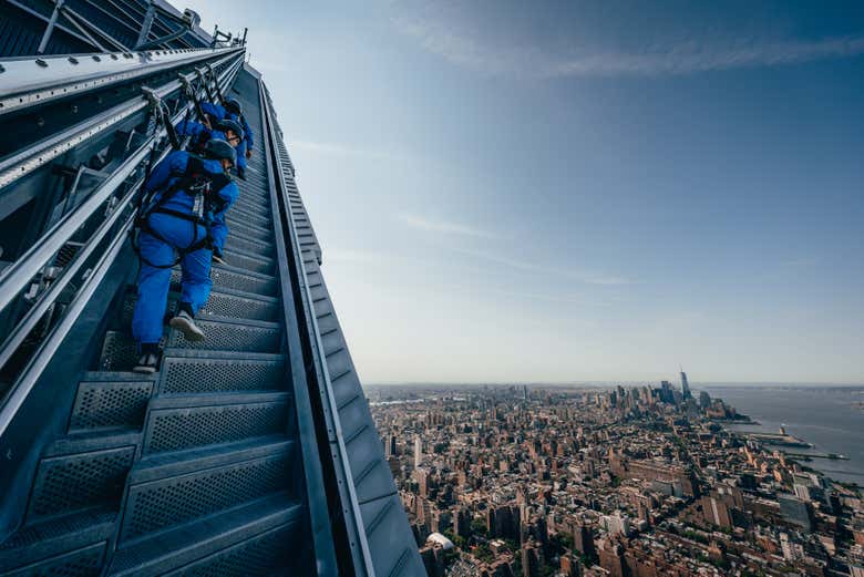 Viewing Manhattan from above