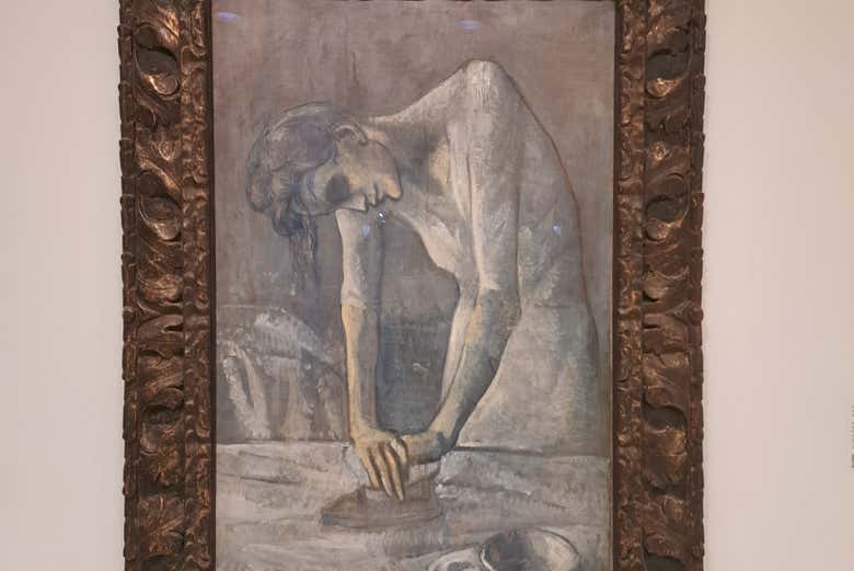 'Mujer planchando', cuadro de Picasso