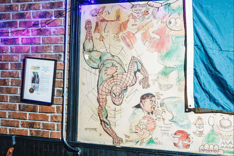 Uno de los murales que veremos durante la ruta