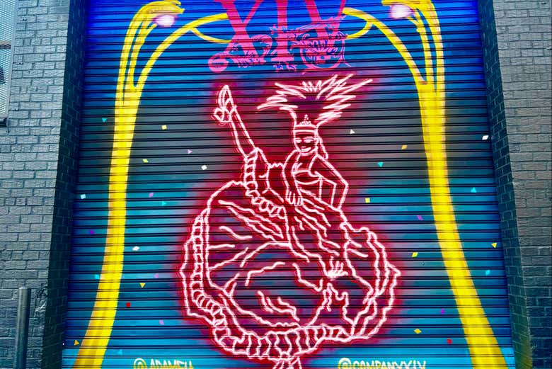 Mural exterior del teatro Company XIV