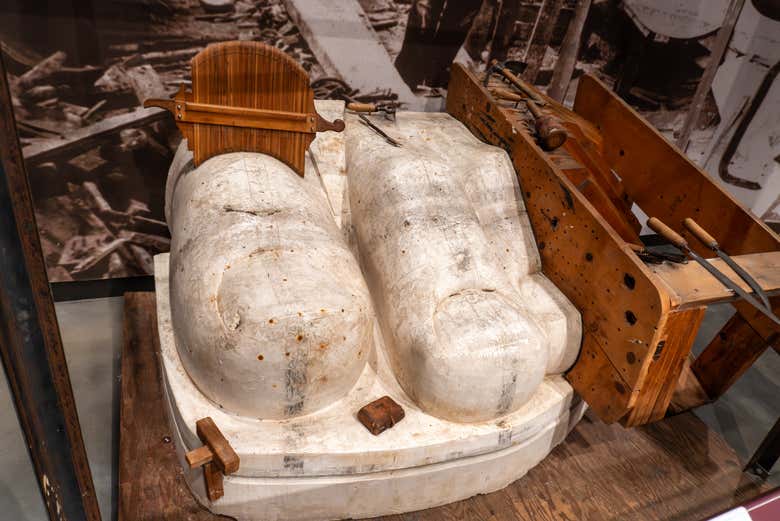 Pièce exposée au musée de la statue de la Liberté