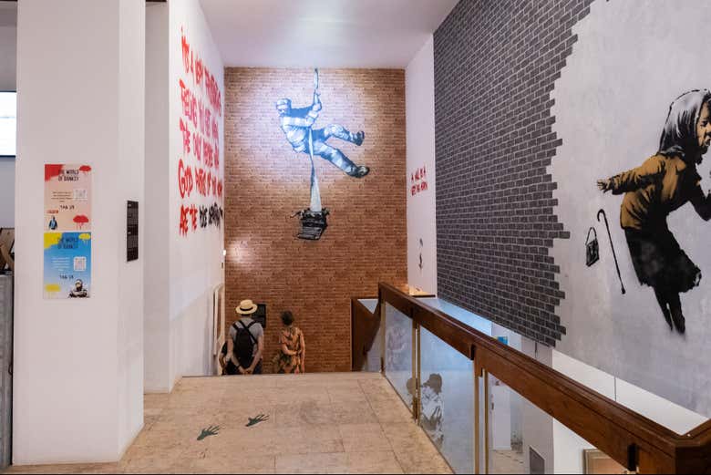 Vous verrez les œuvres les plus importantes de Banksy