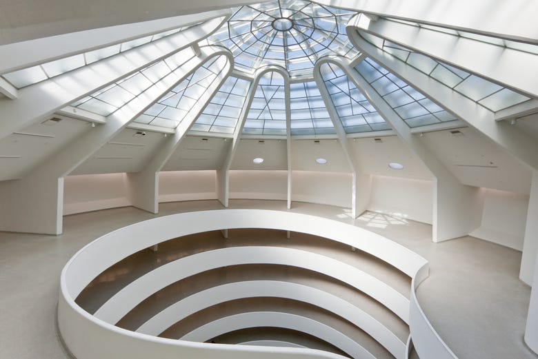 Marvel at the architectural wonder of the Guggenheim Museum