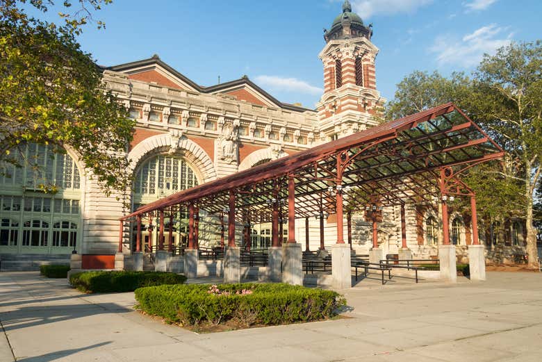 Ingresso al Museo dell'immigrazione di Ellis Island