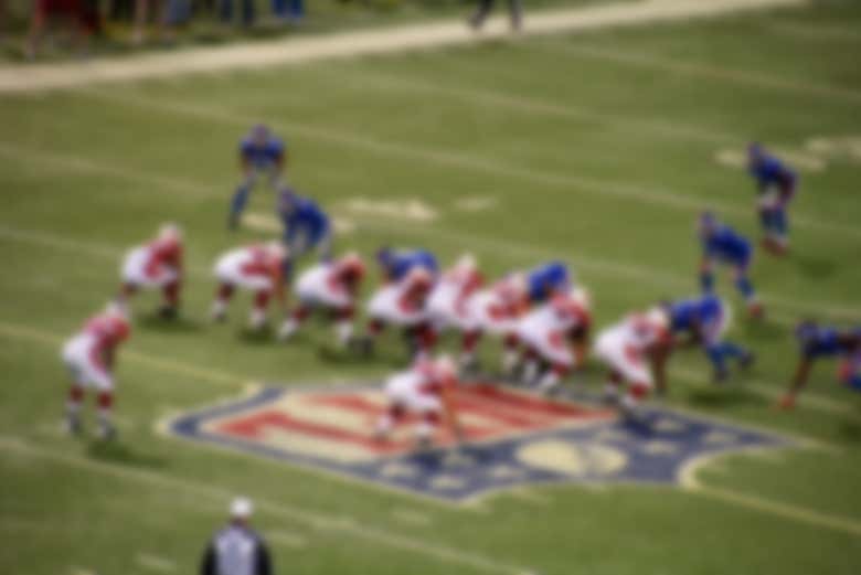 I New York Giants durante la partita