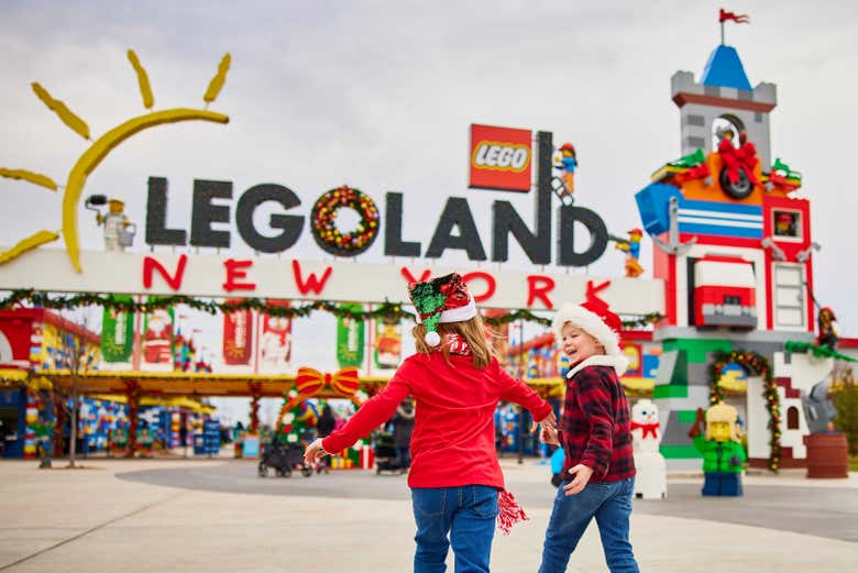 Disfrutando de LEGOLAND en Navidad