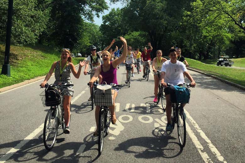 Passeando por Nova York de bicicleta