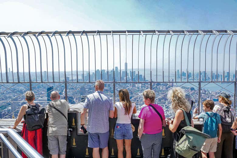 Contemplando Nueva York a nuestros pies