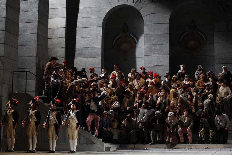 Escena de la ópera Andrea Chénier