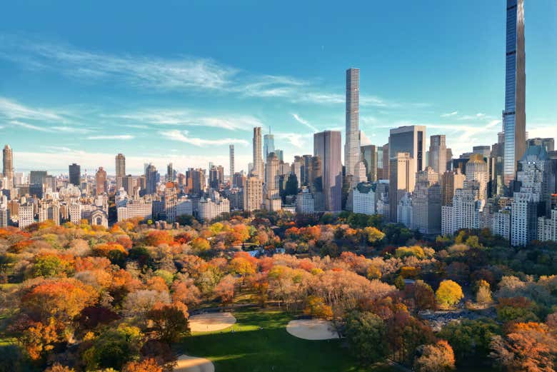 O outono é uma das épocas mais bonitas do Central Park