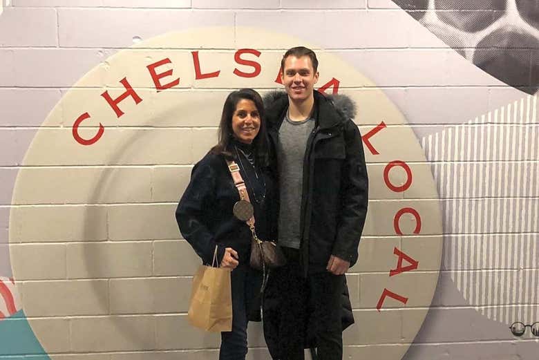 Una pareja en Chelsea