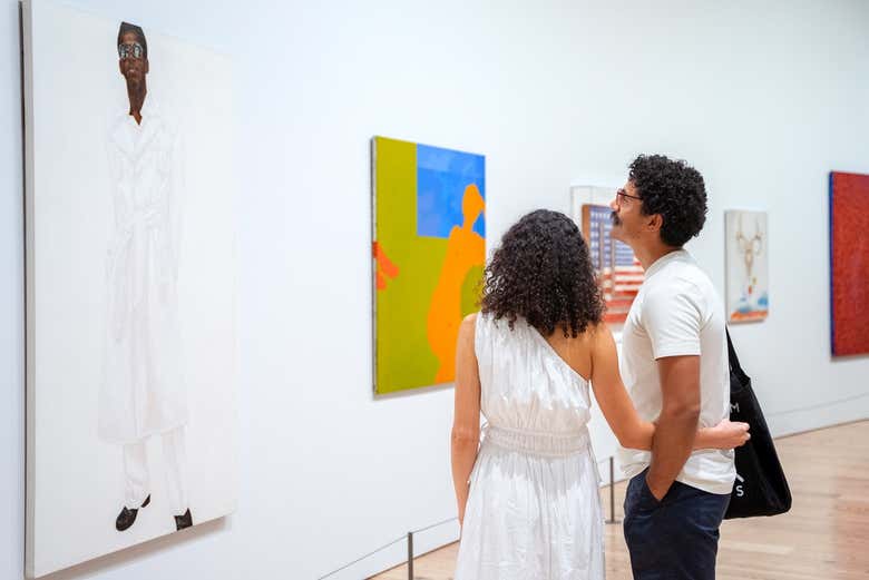 Una delle opere del Whitney Museum of American Art