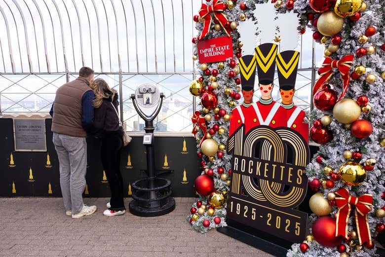 Un recuerdo de la Navidad en el Empire State