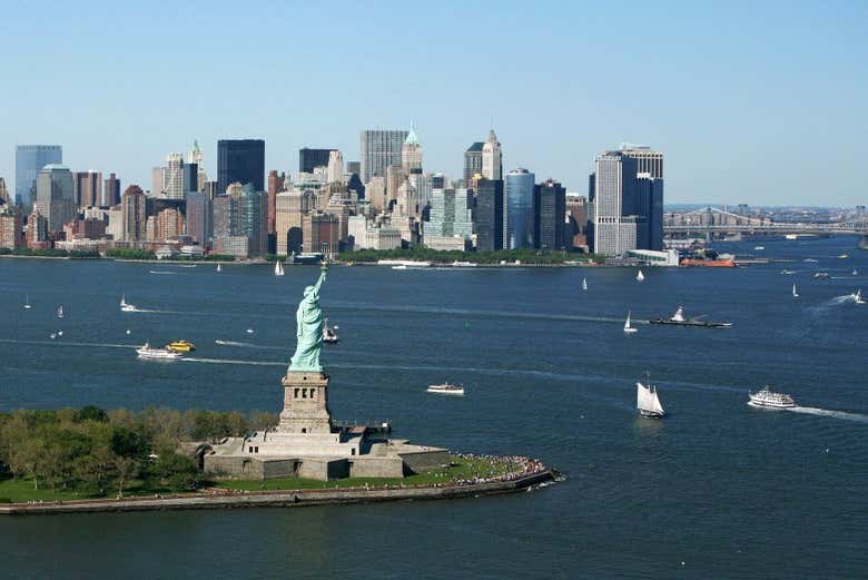 Get unbeatable views over Manhattan from the helicopter