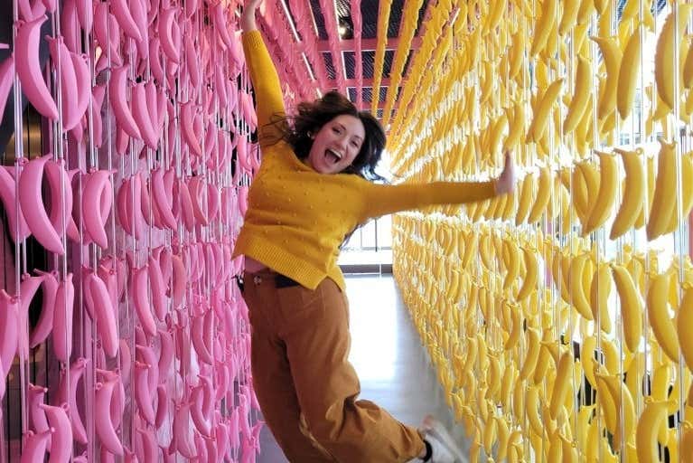 En Navidad, podréis disfrutar de la atracción Pinkmas en Edge