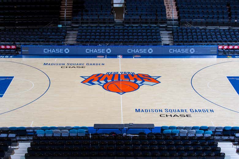 La pista de los New York Knicks