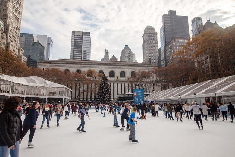 La pista de patinaje más emblemática de Nueva York