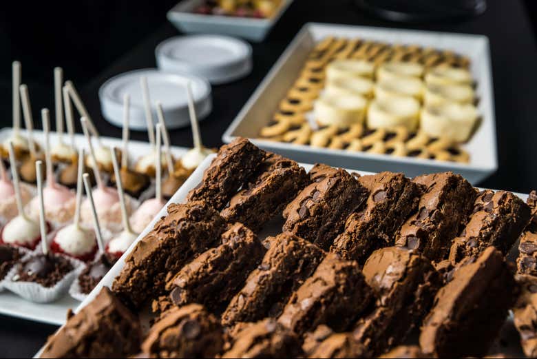 Enjoy a delicious dessert