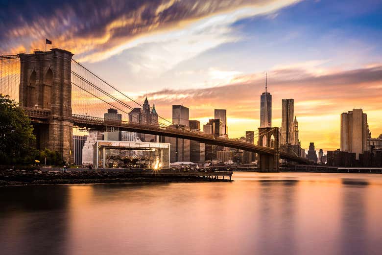 The Dumbo neighbourhood in Brooklyn