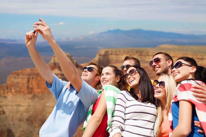 Selfie au Grand Canyon !