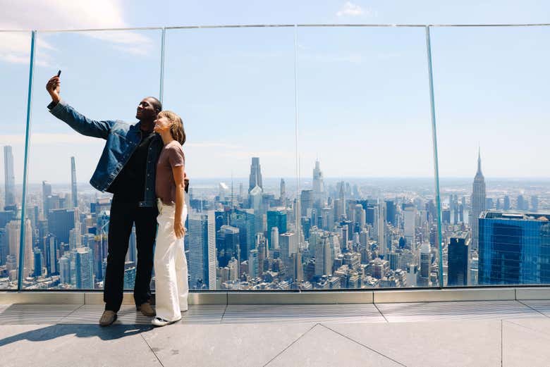 Take in sweeping views of the Manhattan skyline