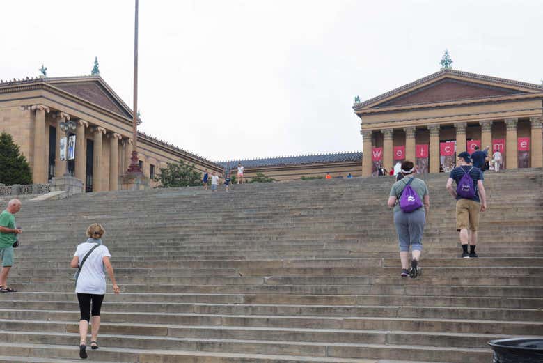 La celebre Scalinata di Rocky