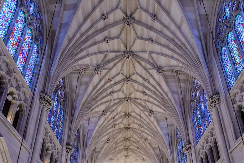 Techos en el interior de la catedral