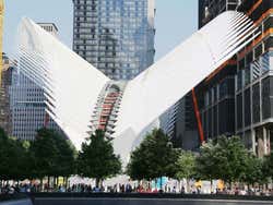 Estación central del WTC, diseñada por Calatrava