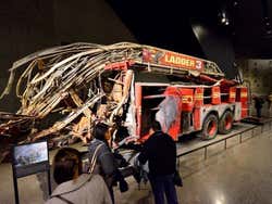 Museo del 11-S, camión de bomberos