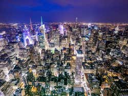 Empire State, vistas de noche