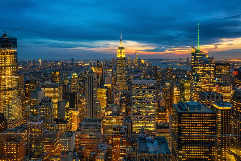 Vue de New York la nuit