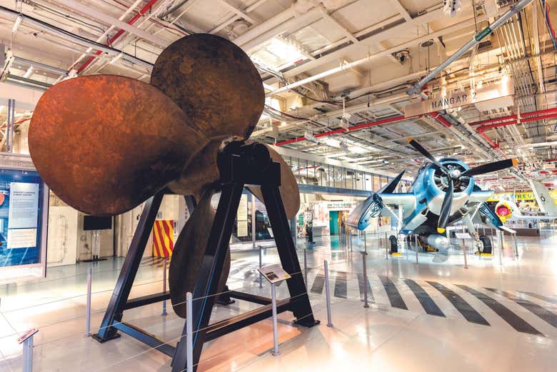 Touring the different pavilions of the museum