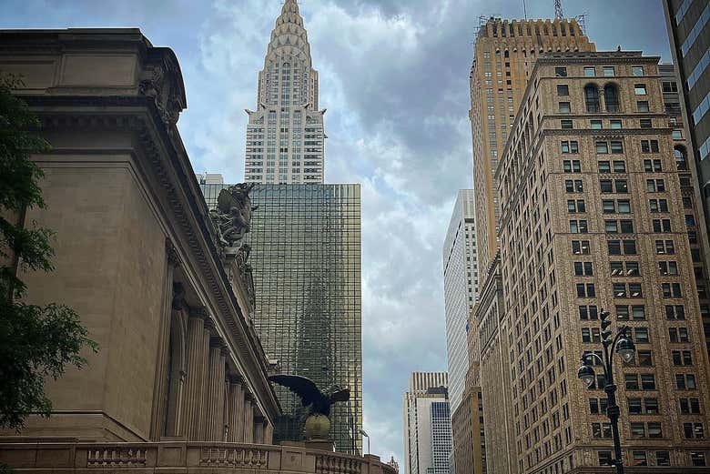 Lors de la visite dans New York