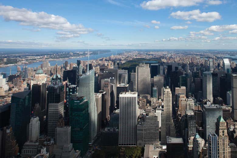 Vista do mirante no Empire State