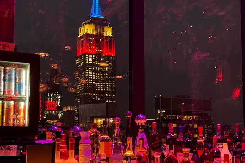 Vistas de Nueva York desde uno de los bares
