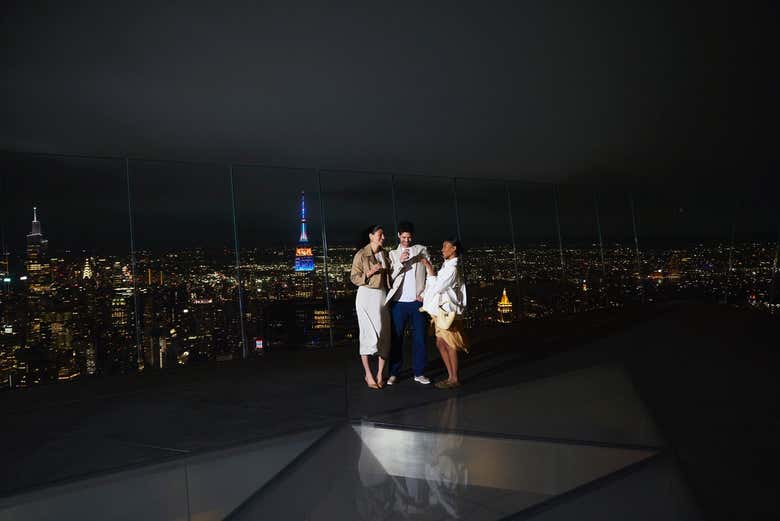 También podréis contemplar las vistas nocturnas de Nueva York