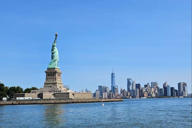Marvel at the Statue of Liberty