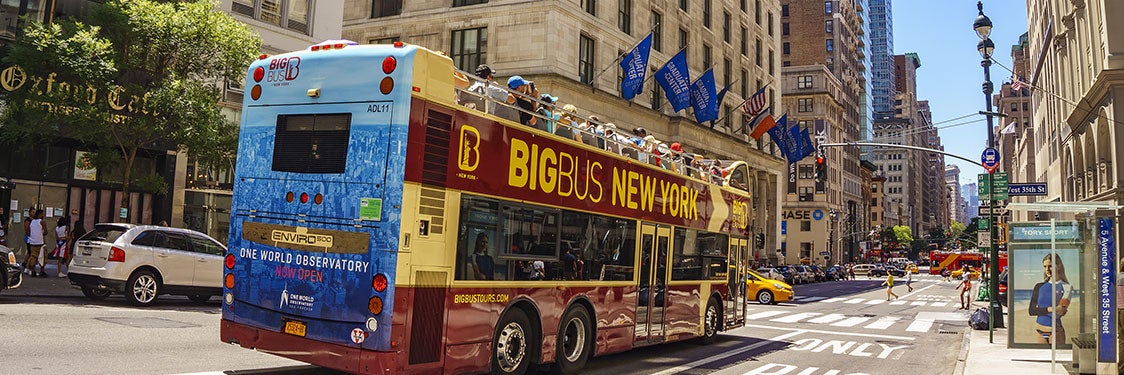 Ônibus turístico de Nova York