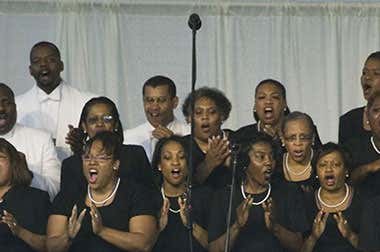 Misa góspel en Nueva York